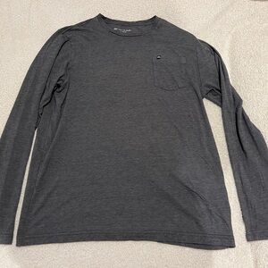 Travis Mathew Charcoal Long Sleeve Tee